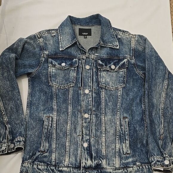 Hudson Jeans Blue Denim Jacket with Classic Design - Picture 5 of 10